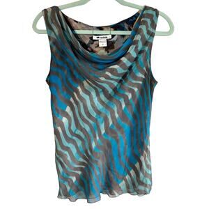 Reversible 100% silk Nygard Collection vintage tank top size medium